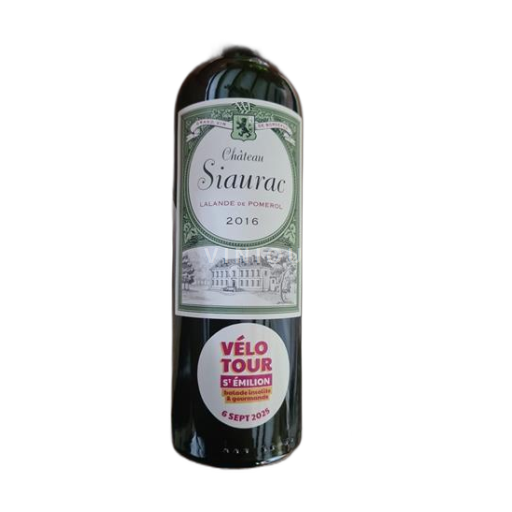 Bordeaux Lalande-de-pomerol Château Siaurac Vélo tour 2016