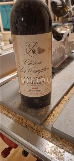 Bordeaux Lalande-de-pomerol Château Les Templiers 1981