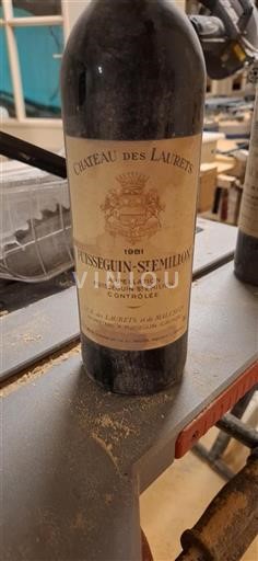 Bordeaux Puisseguin-saint-émilion Château Des Laurets 1981