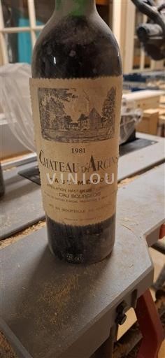 Bordeaux Haut-Médoc Cru Bourgeois Château Arcins 1981