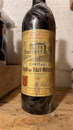 Bordeaux Haut-Médoc Cru Bourgeois Château Tour du Haut-Moulin 1981
