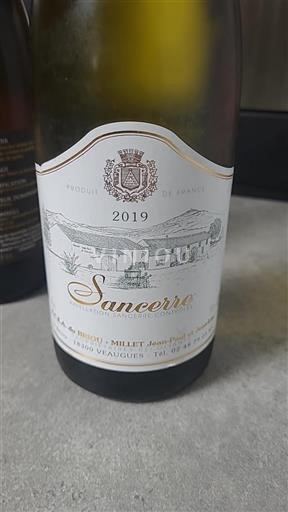 Vallée de la Loire Sancerre Millet 2019