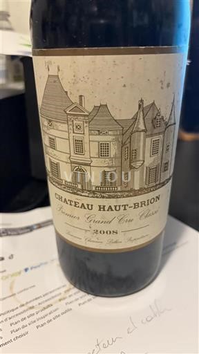 Bordeaux Pessac-Léognan Premier Grand Cru Classé Château Haut-Brion 2008