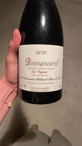 Bourgogne Pommard Domaine Billard Père et Fils Les Vignots 2021