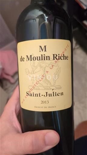 Bordeaux Saint-Julien M de Moulin Riche 2013