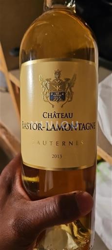 Bordeaux Sauternes Château Bastor-Lamontagne 2013