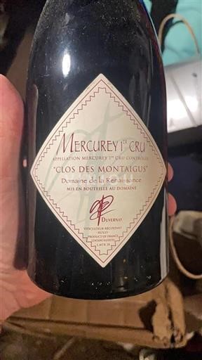 Bourgogne Mercurey Premier Cru Domaine La Renaissance Clos des Montaigus 2021