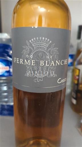Vin Blanc sec Ferme Blanche 2018 France Provence Cassis AOC
