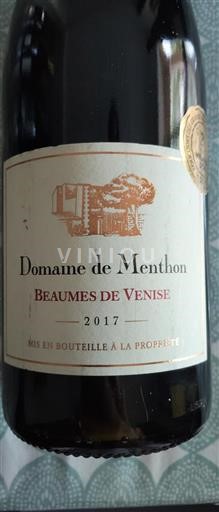 Valle del Rodano Beaumes de Venise Domaine Menthon 2017
