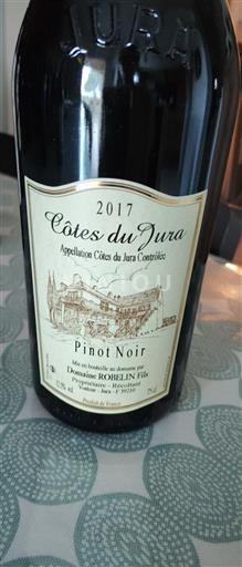 Jura Côtes-du-jura Domaine ROBELIN Fils Pinot Noir 2017