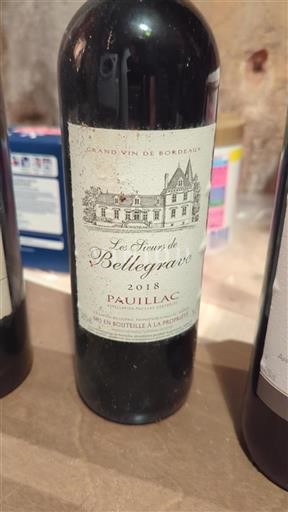 Bordeaux Pauillac Les Sieurs De Bellegrave 2018