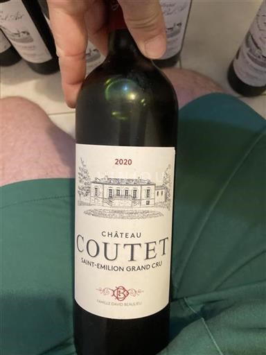 Bordeaux Saint-Émilion Grand Cru Grand Cru Château Coutet 2020