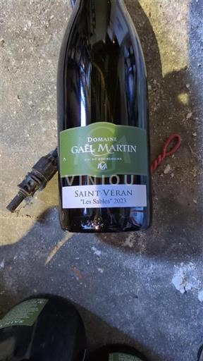 Bourgondië Saint-Véran Domaine Gaël Martin Les Sables 2023