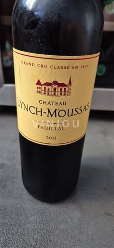 Bordeaux Pauillac Grand Cru Château Lynch-Moussas 2011