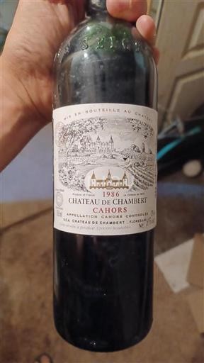 Sudoeste Cahors Château Chambert 1986