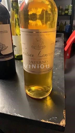 Bordeaux Sauternes Château Lamourette Cazenave 2010
