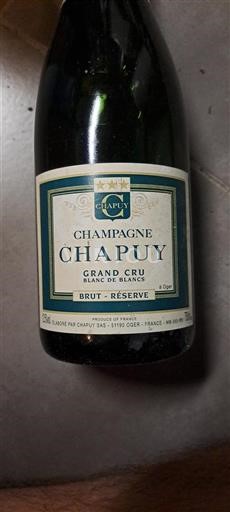 Champagne Šampanské Grand Cru Chapuy Brut - Réserve Neročník
