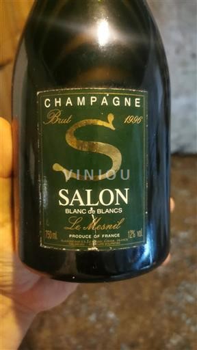 Vin Effervescent Blanc brut Le Mesnil Salon 1996 France Champagne AOC blanc_de_blancs