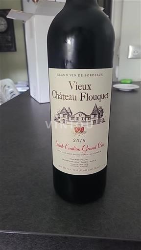 Burdeos Saint-Émilion Grand Cru Château Vieux Flouquet 2016