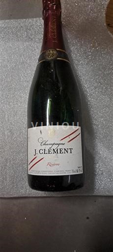 Champagne J. Clément Réserve Icke årgångsbetecknad