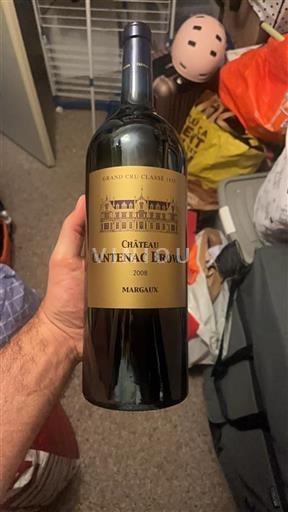 Bordeaux Margaux Château Cantenac Brown 2008