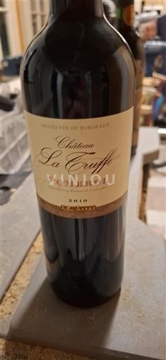 Bordeaux Pomerol Château La Truffe Lé Garde 2010