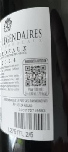 Bordeaux Les Légendaires 2024