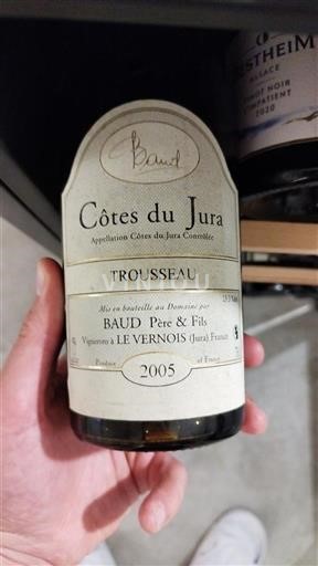 Jura Côtes du Jura Baud Père & Fils Trousseau 2005
