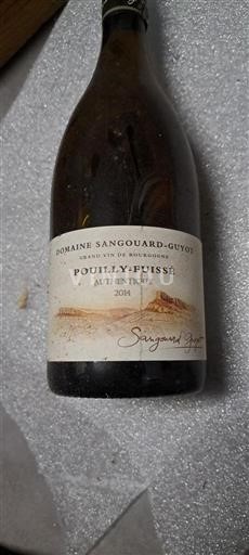Borgonha Pouilly-fuissé Grand Cru Domaine Sangouard-Guyot Authentique 2014