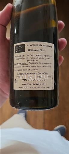 Alsace Grand Cru Domaine Ostertag Les Argiles du Kastelweg 2015