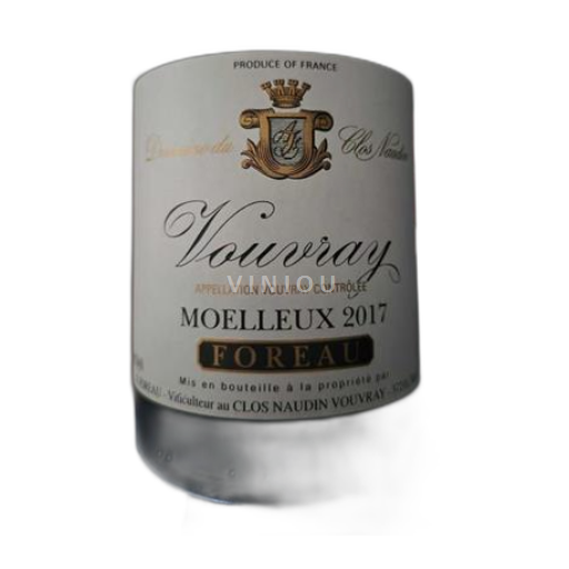 Valle della Loira Vouvray Domaine Clos Naudin Foreau 2017