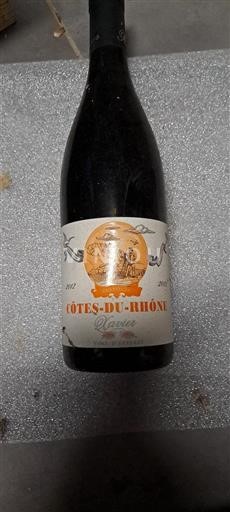 Údolí Rhôny Côtes-du-Rhône Xavier Dentelles 2012