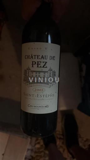 Burdeos Saint-Estèphe Château Pez 2003