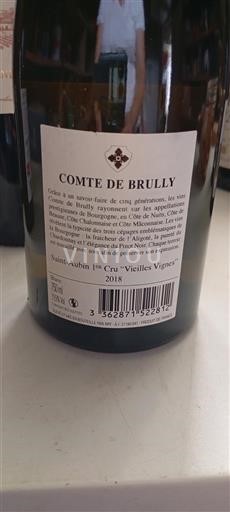 Borgogna Saint-Aubin Premier Cru Comte de Brully Vieilles Vignes 2018