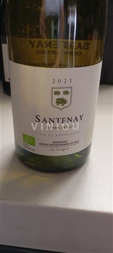 Burgundsko Santenay Denis Fouquerand et Fils Comme Dessus 2021