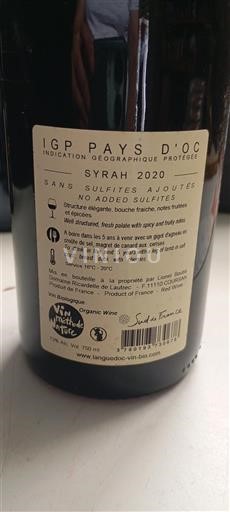 Languedoc et Roussillon Pays d'oc Domaine Ricardelle de Lautrec 2020