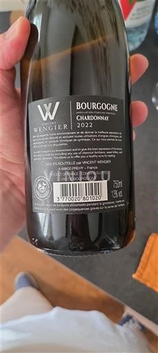 Bourgogne Vincent Wengier 2022