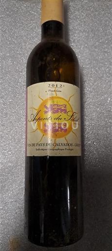 Normandie. Nicht spezifiziert Arpents du Soleil Pinot Gris 2012