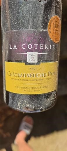 Rhône Valley Châteauneuf-du-Pape La Coterie 2007