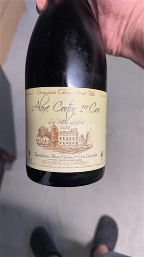 Burgundsko Aloxe-Corton Premier Cru Domaine Chapelle et Fils Les Petites Lolières 2020