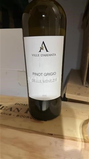 Veneto Delle Venezie Ville Arfanta Pinot Grigio 2023