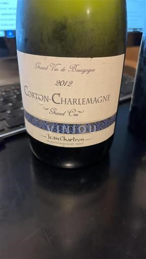 Burgundsko Corton-Charlemagne Grand Cru Jean Chartron 2012