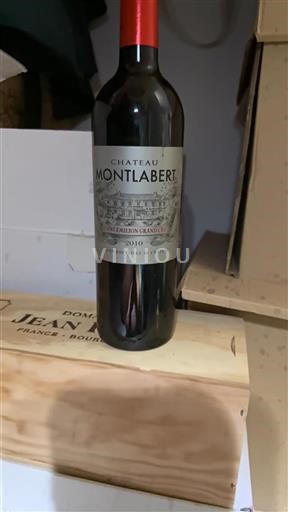 Bordeaux Saint-Émilion Grand Cru Grand Cru Château Montlabert 2010
