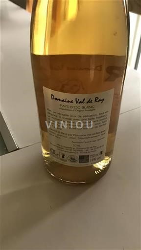 Languedoc et Roussillon Pays d'oc Domaine Val de Ray 2016