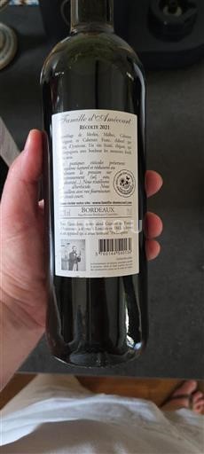 Bordeaux Famille Amécourt 2021