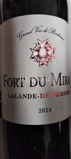 Bordeaux Lalande-de-pomerol Fort du Mira 2024