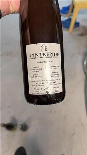 Alsazia Non specificato Domaine Einhart L'Intrepide 2021