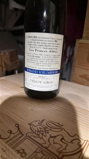Alzacija Domaine S Schlumberger Les Princes Abbés 2006