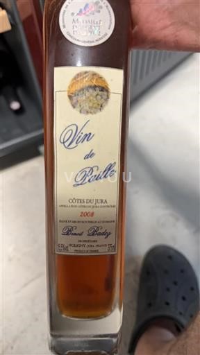 Jura Côtes du Jura Benoit Badoz Vin de Paille 2008