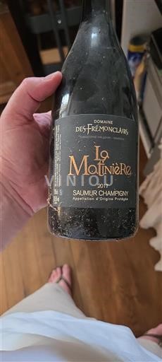 Vallée de la Loire Saumur-champigny Domaine Des Frémonclairs La Motinière 2017